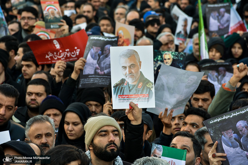 حضور میلیون ها تهرانی در تشییع پیکر مطهر سردار قاسم سلیمانی - 7