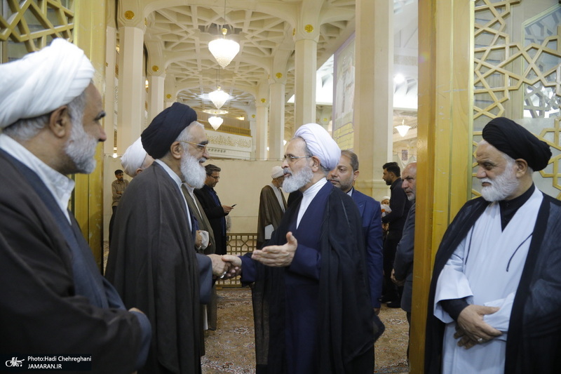 مراسم سالگرد ارتحال امام خمینی (س) از سوی رهبر معظم انقلاب اسلامی در قم