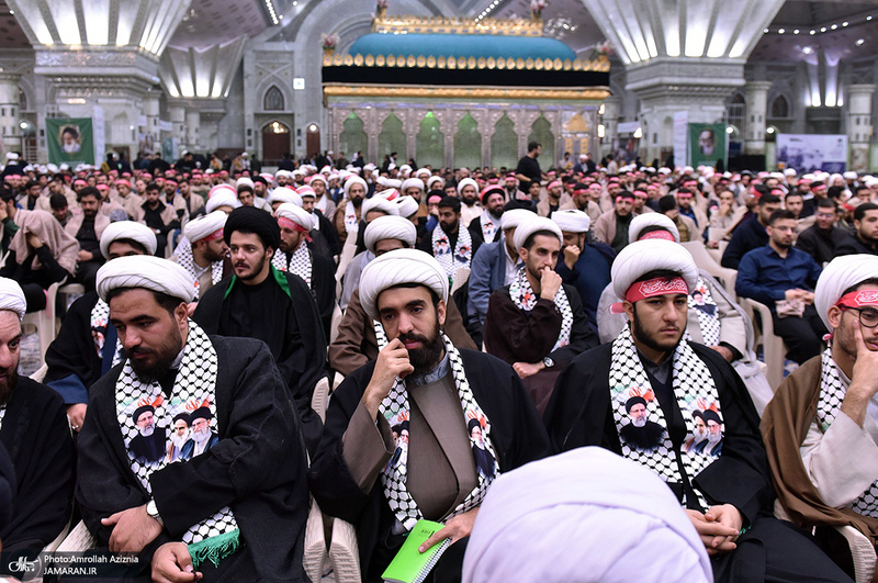 گردهمایی دانشجویان و طلاب بسیجی در حرم مطهر امام خمینی (س)