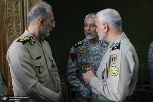 مراسم تکریم ۵۷ شهید گلگون کفن ارتش جمهوری اسلامی ایران