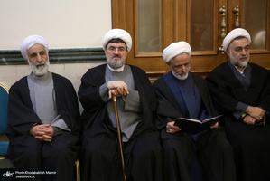 مراسم ترحیم پدر همسر حجت الاسلام و المسلمین سید سراج الدین موسوی