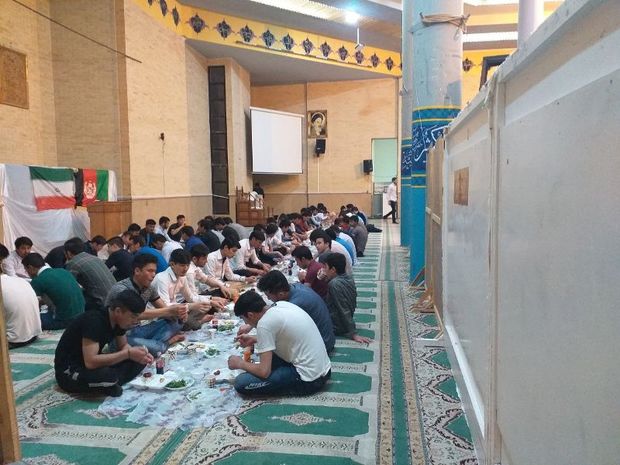 ضیافت افطاری دانشجویان افغانستانی در سبزوار برگزار شد
