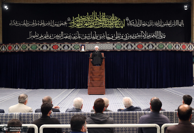 اولین شب مراسم عزاداری حضرت فاطمه‌ زهرا (س) در حسینیه امام خمینی