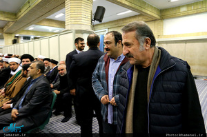 دیدار مسئولان نظام و میهمانان کنفرانس وحدت اسلامى با رهبر معظم انقلاب