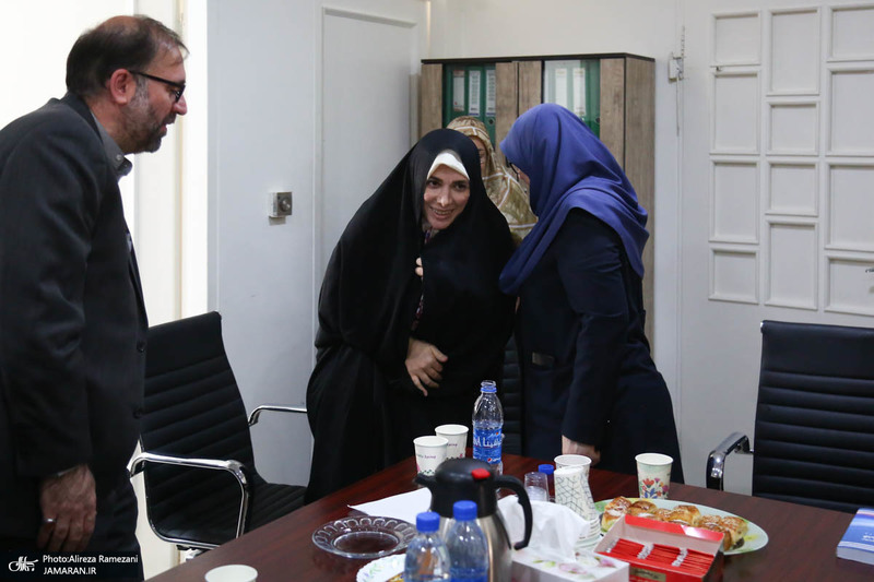 دیدار نوروزی برخی از چهره های سیاسی و دانشگاهی با محمدرضا عارف