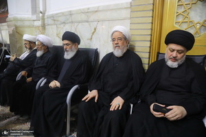 مراسم بزرگداشت رهبر شهید انقلاب در قم-۱