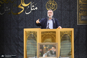 مراسم ختم مرحوم اکبر عبدی در مسجد بلال صدا و سیما