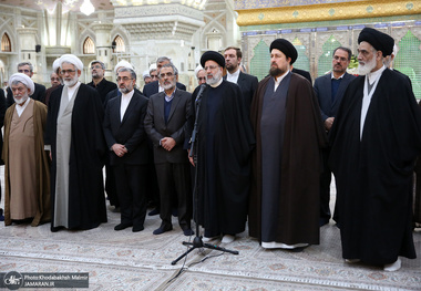 فیلم/ تجدید میثاق رییس و مدیران ارشد قوه قضاییه با آرمان های امام خمینی(س)