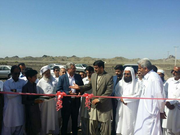یک طرح بخش کشاورزی به مناسبت هفته دولت در نیکشهر افتتاح شد