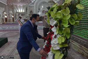 تجدید میثاق دانشجویان و برخی از اعضای جهاد دانشگاهی با آرمان های حضرت امام(س)