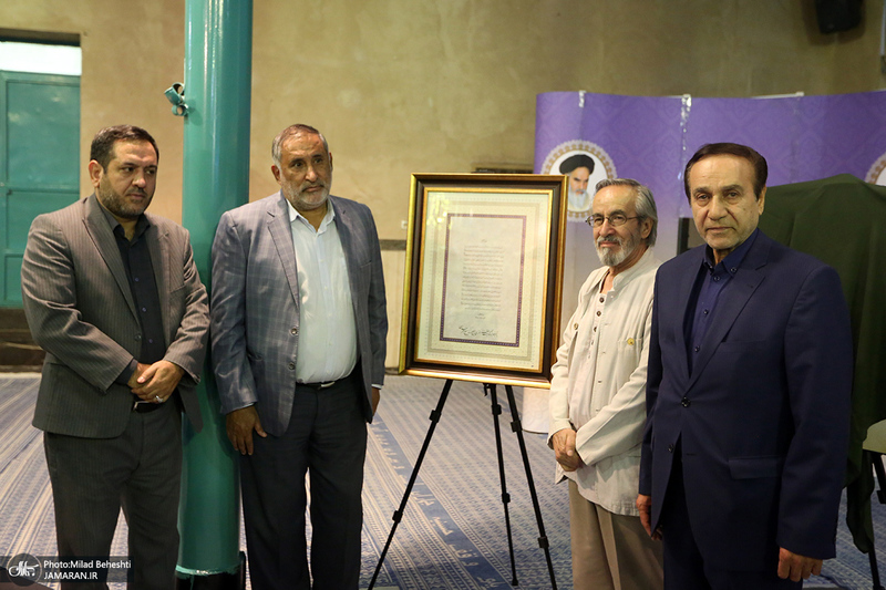 مراسم بزرگداشت هفته هنری بسیج در حسینیه جماران