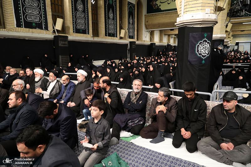 مراسم عزاداری شب شهادت حضرت فاطمه‌زهرا (س) در حسینیه امام خمینی