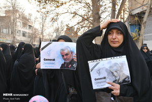 راهپیمایی مردم سراسر کشور در محکومیت ترور سردار قاسم سلیمانی 