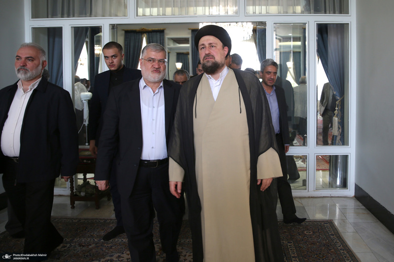 دیدار استاندار تهران و مدیران استان با سید حسن خمینی