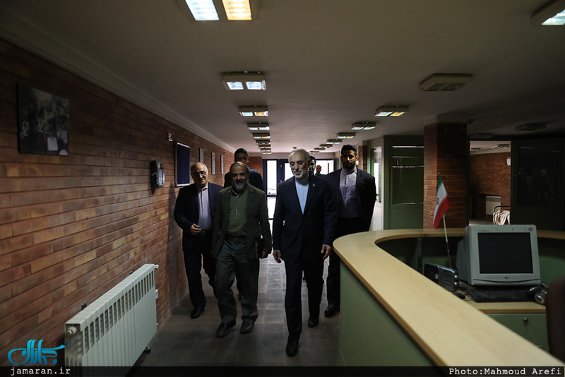 حضور رئیس سازمان انرژی اتمی در پایگاه اطلاع رسانی و خبری جماران
