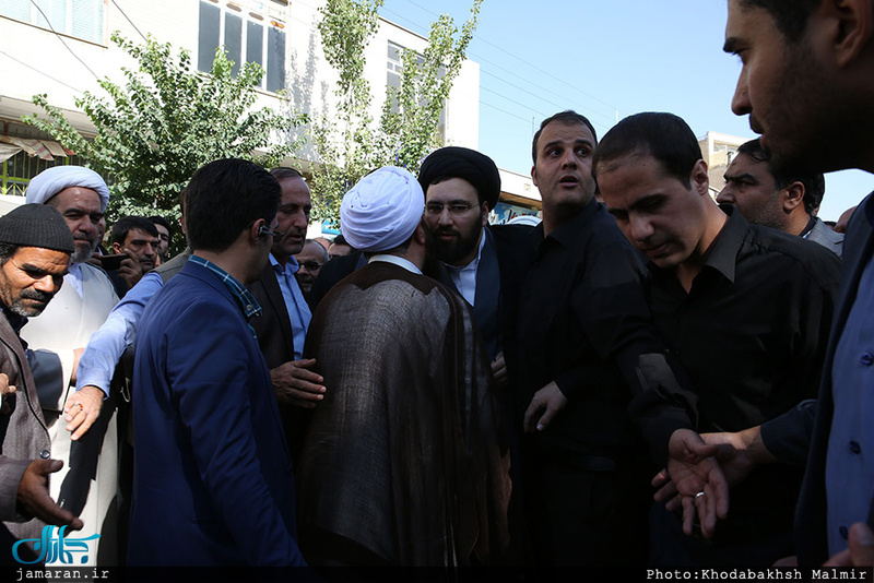 مراسم تشییع پدر حجت الاسلام و المسلمین علی اکبر آشتیانی