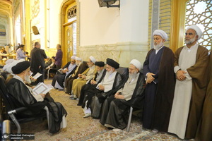 مراسم سالروز رحلت امام خمینی (س) از سوی مقام معظم رهبری در حرم حضرت معصومه(س)