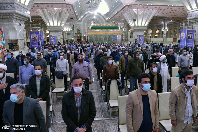 مراسم جشن اعیاد شعبانیه و گرامیداشت روز پاسدار در حرم مطهر امام خمینی (س)