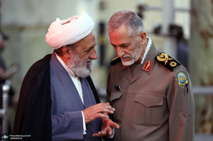 حضور شخصیت‌های سیاسی و مسئولان کشوری و لشکری در مراسم سالگرد ارتحال حضرت امام خمینی (س) -1