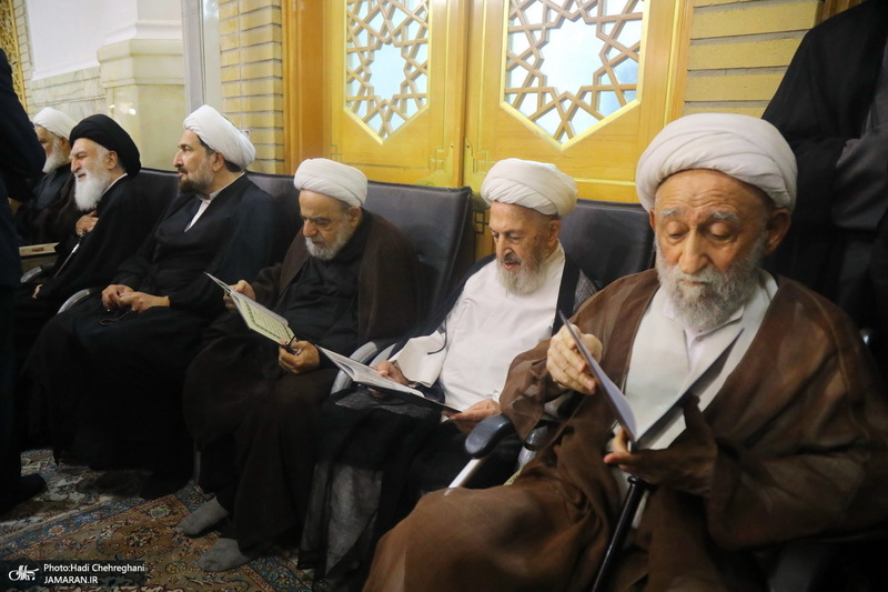 مراسم بزرگداشت رهبر شهید انقلاب در قم-۱