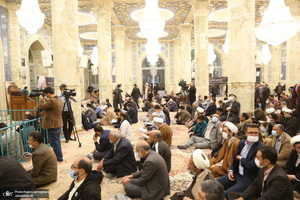 مراسم بزرگداشت آیت الله ری شهری (ره) در مسجد اعظم قم‎