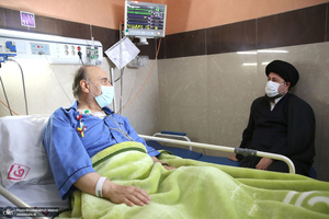 عیادت سید حسن خمینی از مسعود سلطانی فر