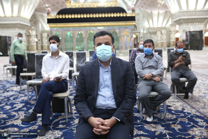 تجدید میثاق سرپرست و کارکنان موسسه تنظیم و نشر آثار امام خمینی(س) با آرمان های بنیانگذار جمهوری اسلامی