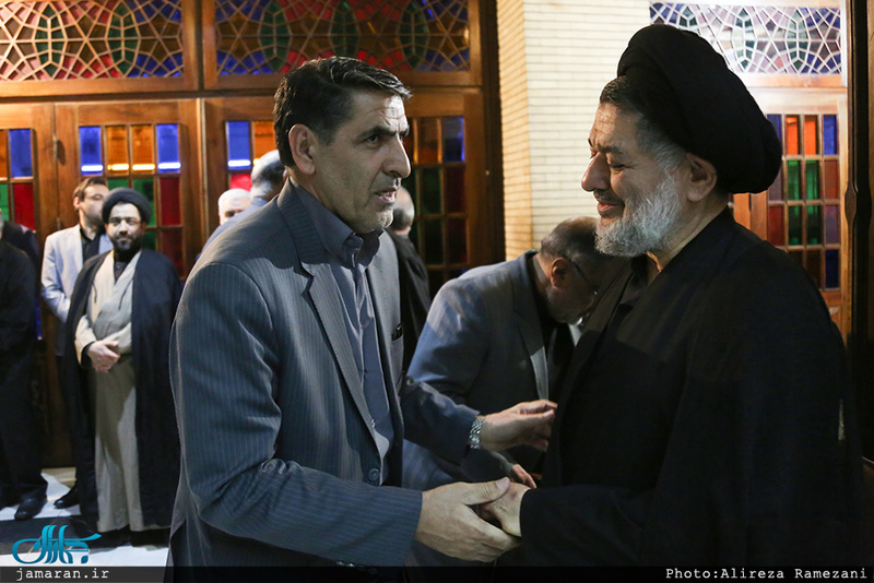 مراسم ختم مادر حجت الاسلام و المسلمین محتشمی پور در مسجد نور-2