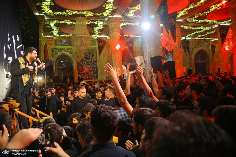 مراسم عزاداری سالروز شهادت امام جعفر صادق (ع) در مسجد اعظم قم