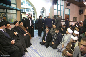 مراسم سالگرد رحلت آیت‌الله سید محمد موسوی بجنوردی در حسینیه جماران  -1