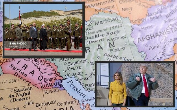 مقایسه سفر روحانی و ترامپ به عراق+ عکس