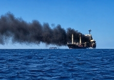 Violating oil tanker explodes in Strait of Hormuz after hitting naval mine: Report