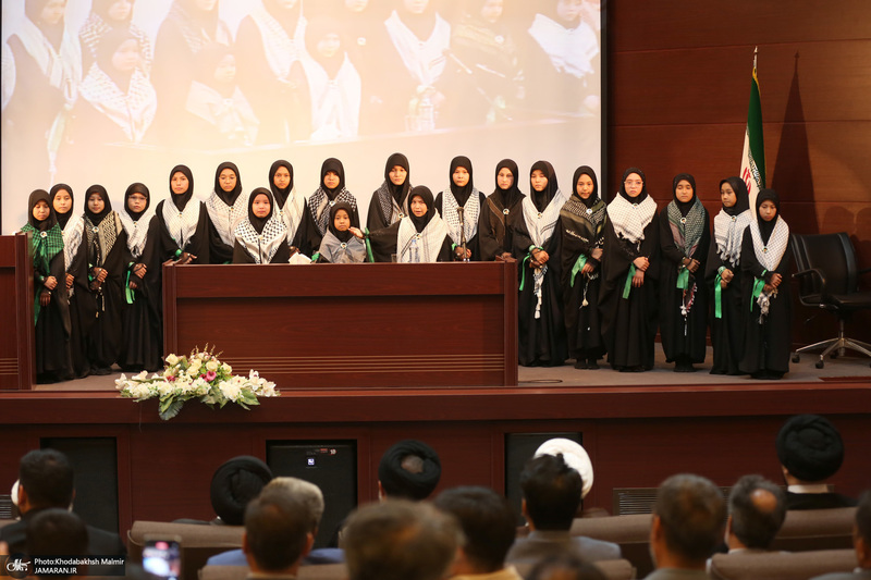 دیدار مسئولین هیت های مذهبی اتباع استان تهران با سید حسن خمینی