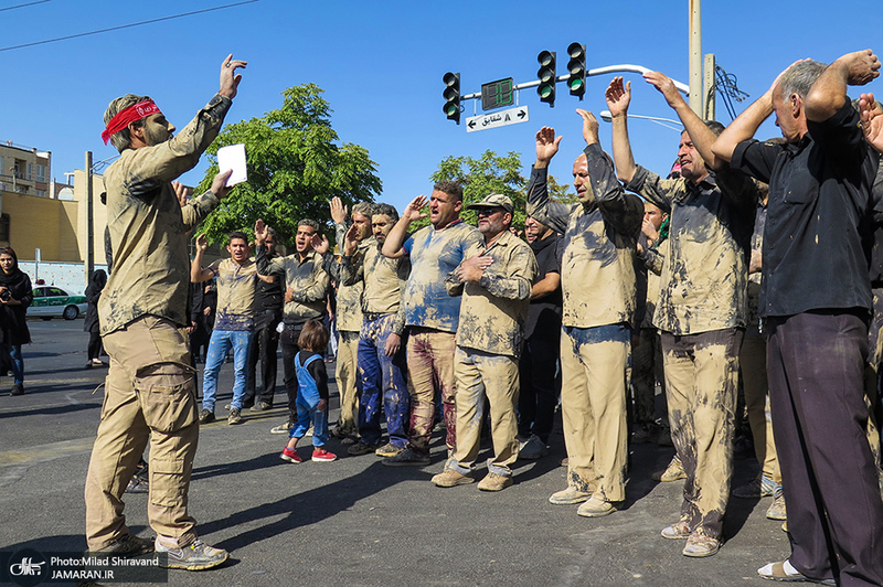 عزاداری ظهر عاشورا در هیئت عشاق العباس(ع) لرستانیهای پایتخت