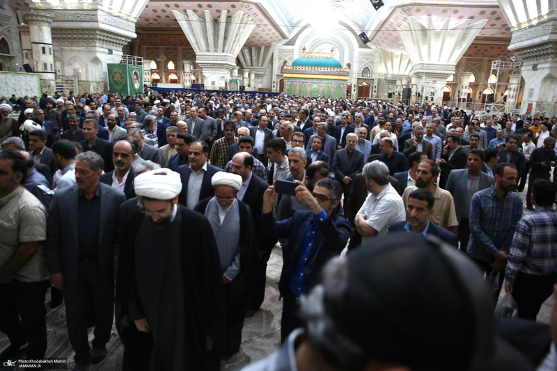 مراسم تجدیدمیثاق دانشگاهیان با آرمان‌های امام خمینی (س)