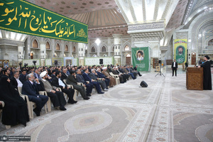 دیدار رئیس و اعضای کمیته امداد با سید حسن خمینی