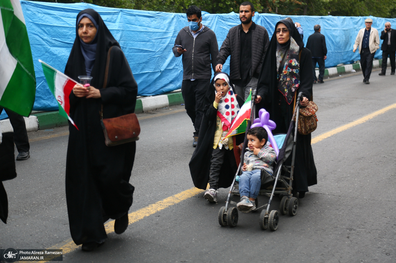 راهپیمایی مردم تهران در محکومیت جنایات رژیم صهیونیستی در فلسطین