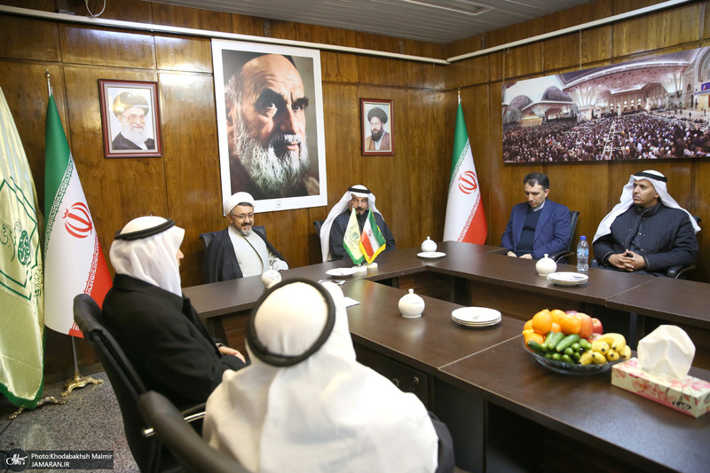 دیدار مزروق فالح الحبینی، رئیس گروه دوستی پارلمانی کویت و ایران با علی کمساری