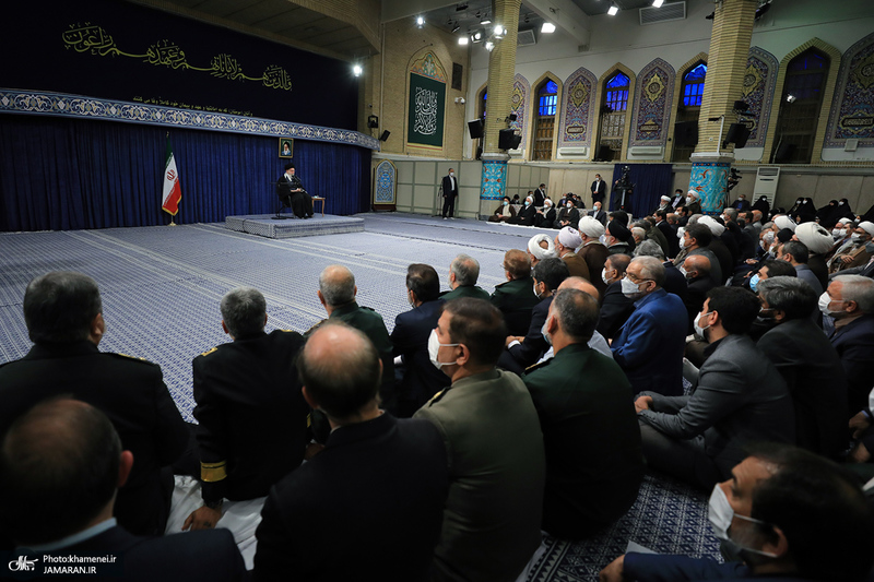 دیدار رمضانی مسئولان نظام با رهبر معظم انقلاب