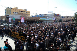 عزاداری آیت الله العظمی وحید خراسانی در سالروز شهادت حضرت فاطمه(س) 