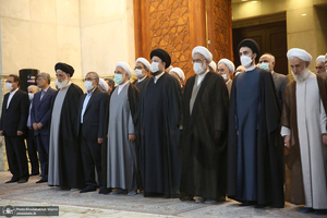 تجدید میثاق رئیس قوه قضائیه و مسئولان عالی قضایی با آرمان‌های حضرت امام خمینی (س)