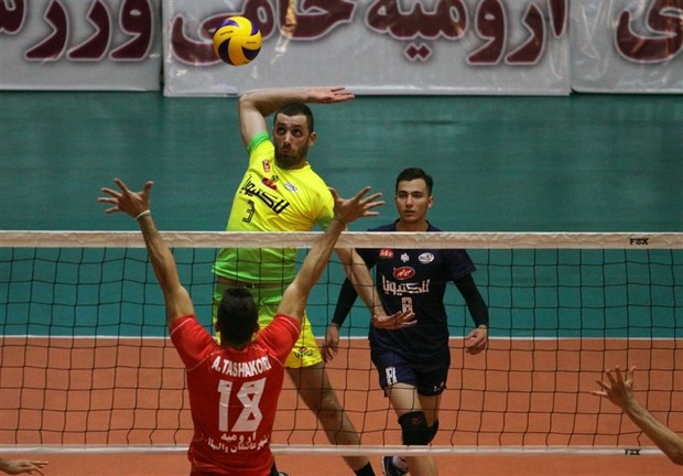 پیروزی کاله بر شهرداری تبریز در لیگ برتر والیبال
