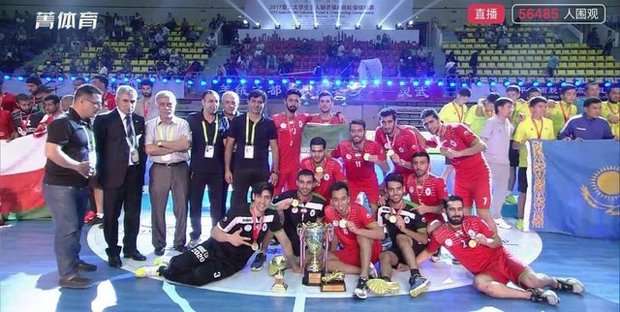 قهرمانی تیم فوتسال دانشجویان ایران در آسیا

