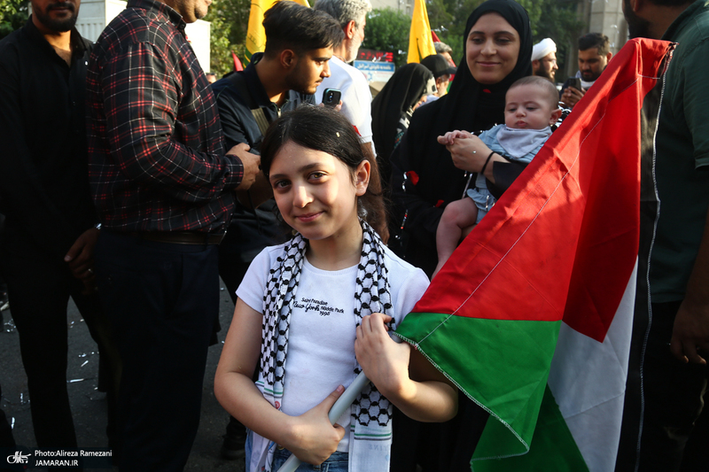 مراسم استقبال و تکریم خانواده های شهیدان غزه