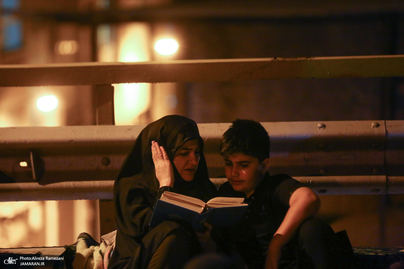 مراسم شب بیست و یکم ماه مبارک رمضان در حسینیه همدانیها