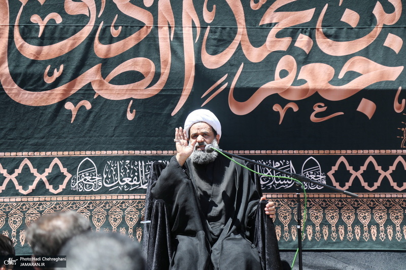 مراسم شهادت امام جعفر صادق(ع) با حضور آیت الله العظمی وحید خراسانی