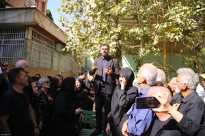 مراسم تشییع ثمینه باغچه‌بان