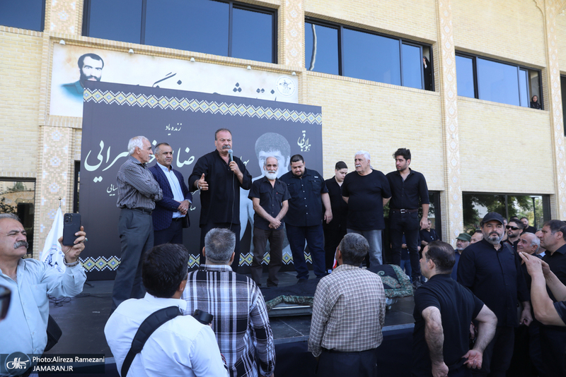 مراسم تشییع محمدرضا سوخته سرایی