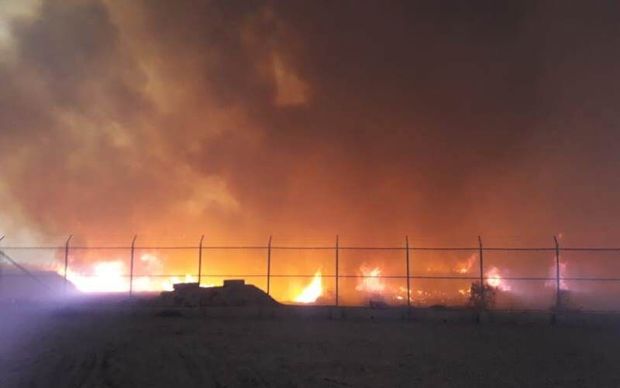 آتش سوزی در ۲۰ هکتار از تالاب هورالعظیم