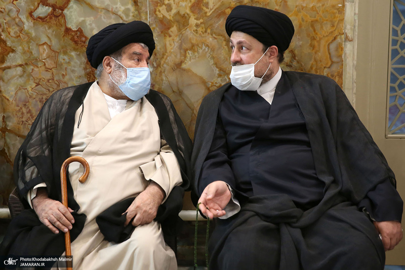 خاکسپاری پیکر حجت الاسلام و المسلمین سید محمود دعایی در حرم امام خمینی (س)